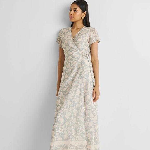 Maxi Wrap Dress - Picture 1 of 7